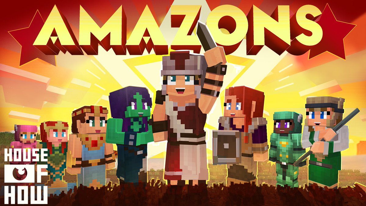 Our new #minecraft skinpack is out today! Focusing on strong Warrior Women, you won't find any princesses here! Shield maidens, romans, vikings, fighter pilots, mech combatants and more!
