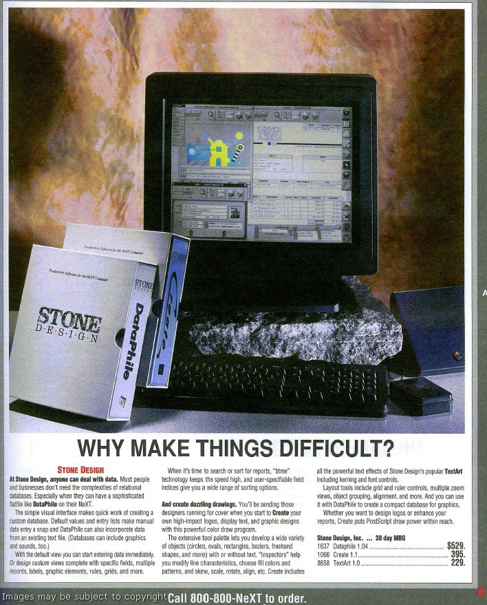 DemosceneRetro's tweet image. #RetroComputers #NeXTComputer #WeekNeXT Advertisement Software #Databases