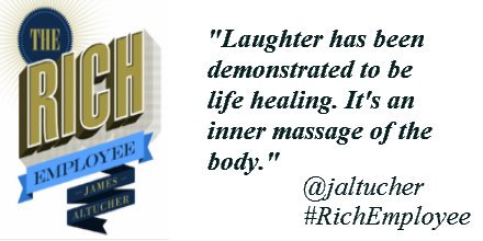 GlocalMag's tweet photo. Laughter has been demonstrated to be... @jaltucher https://t.co/s5O5jMqZcg #quote #RichEmployee https://t.co/4iSb6Edyk8
