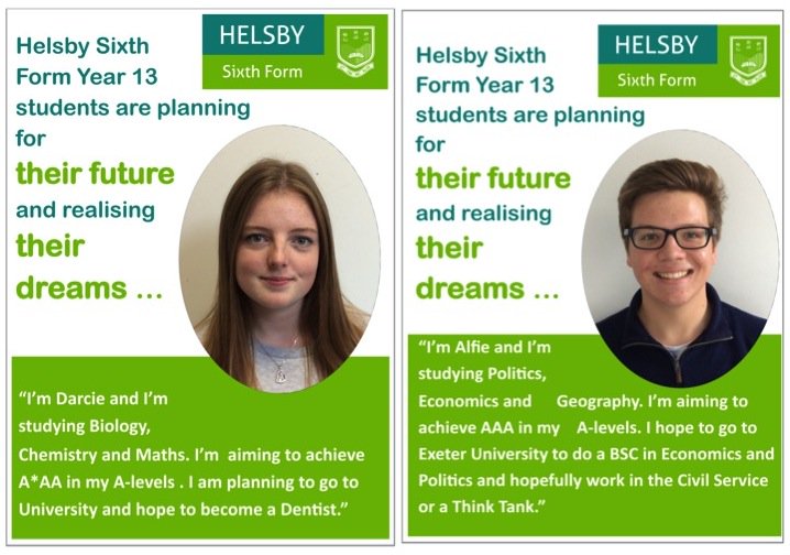 helsbyhigh's tweet photo. Helsby Sixth Form Year 13 students are busy planning for their future..... 
Year 10 &amp; 11 are you interested in joining us in 2019 or 2020?  Come along to our Open Evening on Tuesday 23rd October, 5.30-7.30pm to find out more. https://t.co/5rwY8y3YW2