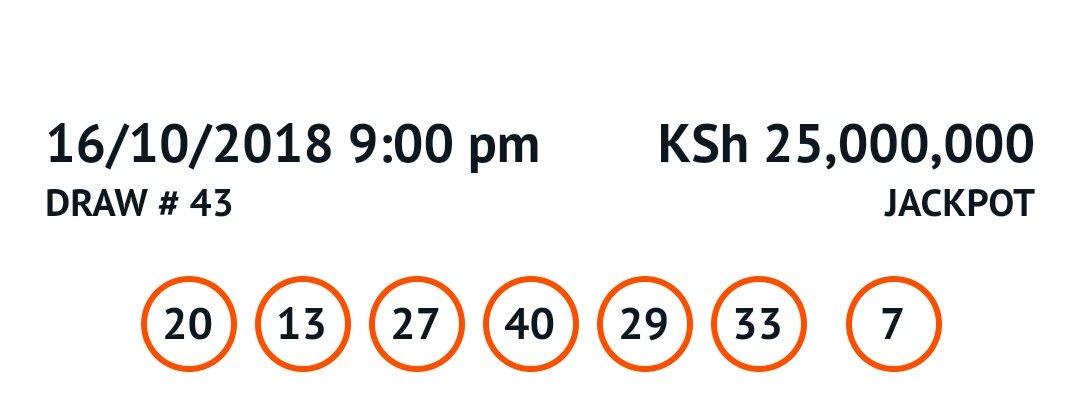 lotto payouts 27 october 2018