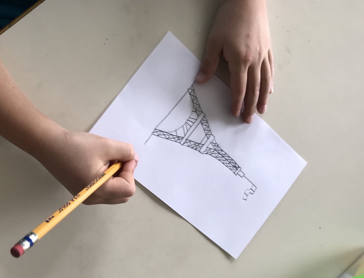 kljoppru's tweet photo. We just had to draw some awesome towers after our STEM challenge this morning with @PrincipalKuehn! Another @ArtforKidsHub activity for the win! https://t.co/HwEsb7xTBU