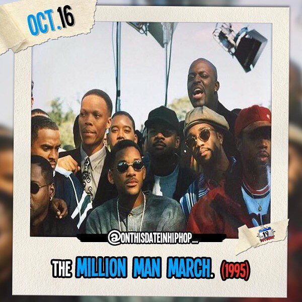 #OnThisDateInHipHop, the #MillionManMarch took place at the National Mall in #WashingtonDC. The purpose of the march was to "convey to the world a vastly different picture of the Black male" and unite in self-help and self-defense against economic and so… ift.tt/2CM3QZB