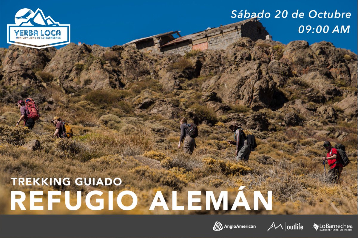 Nueva versión del trekking guiado al refugio alemán! Inscripciones y pago acá: goo.gl/forms/D6ff1pBa…