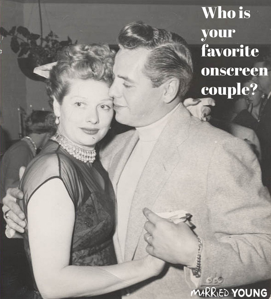 Our fav couple is Talya and David (but we're biased)....who is your fav onscreen couple? #lucyandricky #ILoveLucy #lucilleball #desiarnaz #couple #success #lov3 #commitment #marriage #iconic