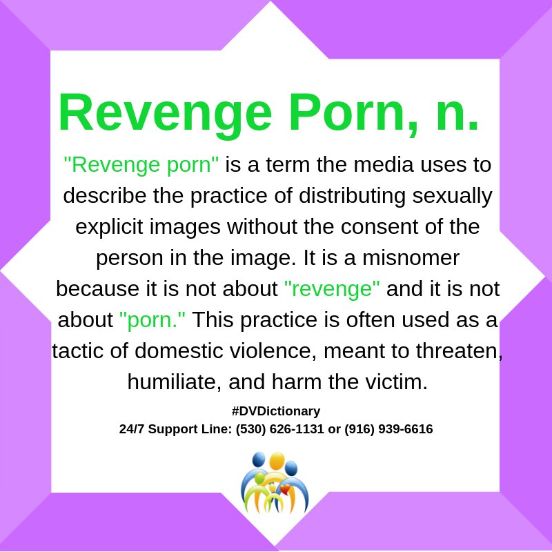CodyatTheCenter's tweet photo. Have you ever been a victim of #revengeporn? Have you ever used this against your partner? Sharing sexually explicit images without the consent of the person in the image is a tactic of abuse. #ThisIsNotOk #DontDoIt #DontRape #DVAM2018 #GetConsent #DVDictionary https://t.co/s7lvFwNMqO