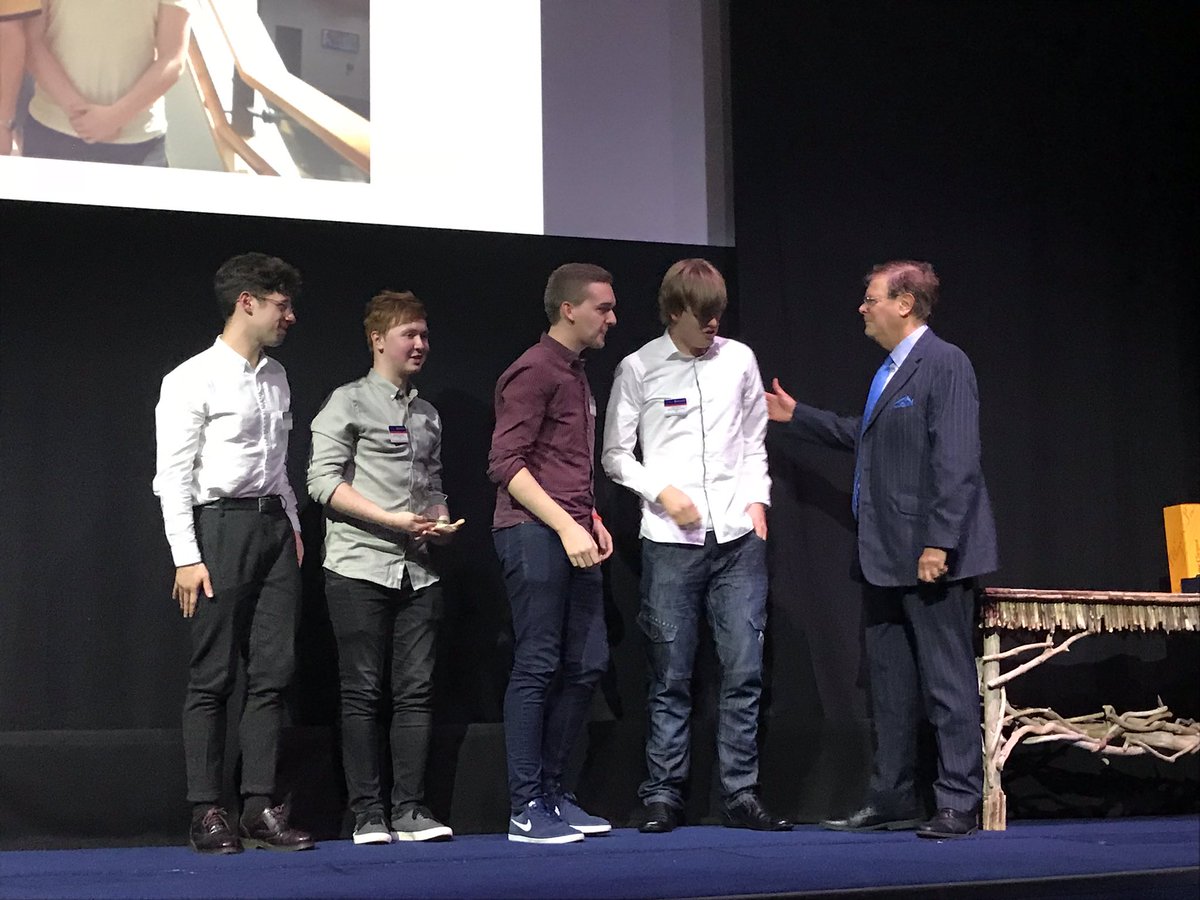 profKFleming's tweet photo. Belfast School of Art animation students win best animation film@in #CVA18 @AAATheatre creative vision 2018. Doing good for Access All Areas charity @BelfastSchArt https://t.co/eRfCuLdAsA