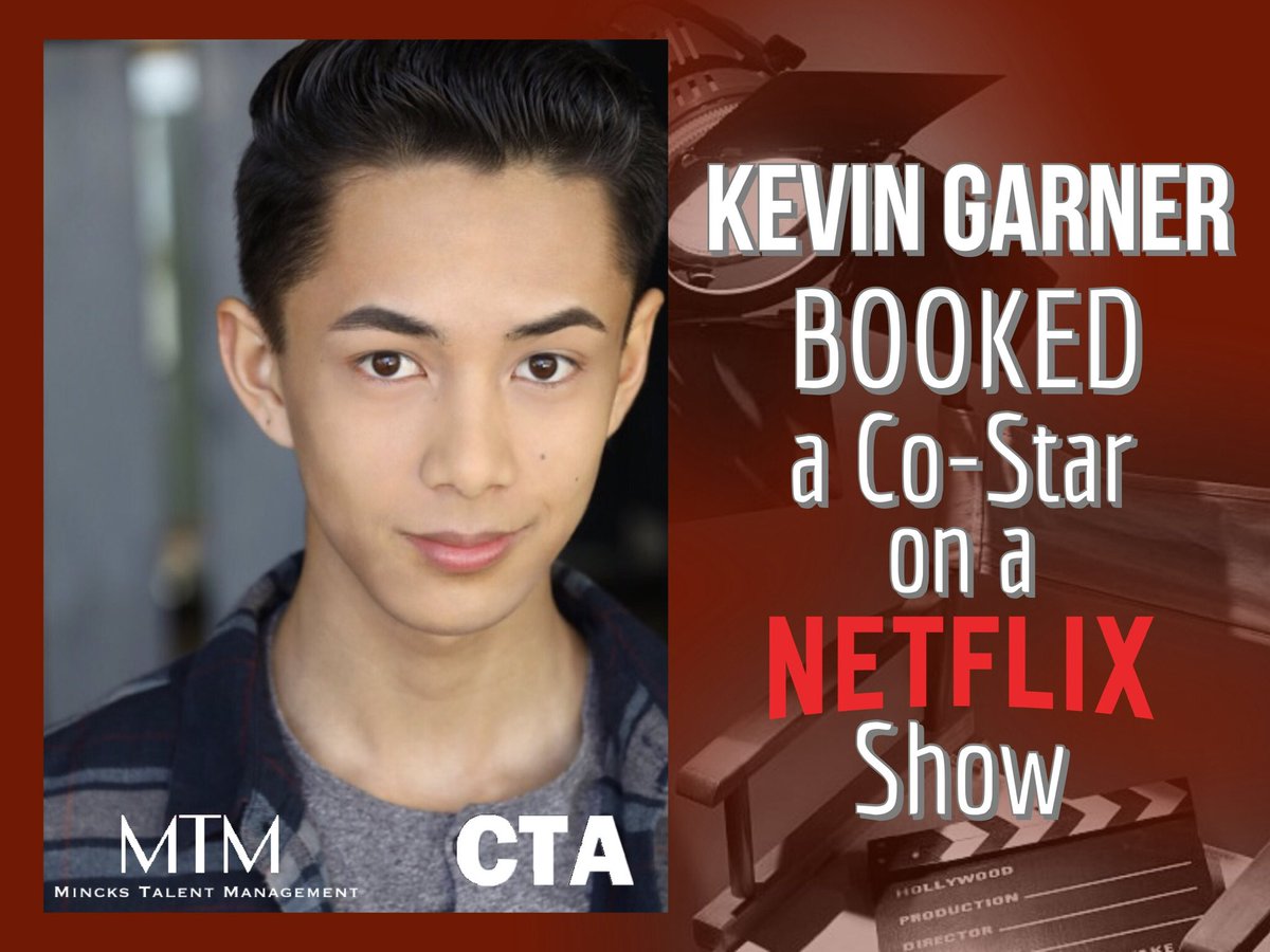 MincksTalent's tweet photo. Congratulations to #MincksTalent #KevinGarner for his recent booking of a Co-Star role in a Netflix show!  More details to be announced as it becomes available! #YoungHollywood #MincksTalentManagement #TalentToWatch @thenikkimincks @kgarnerofficial https://t.co/4JvUXtL8TD