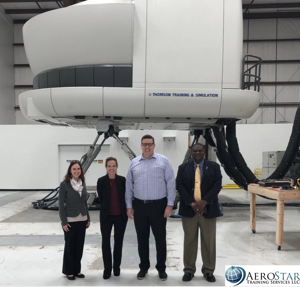 We enjoyed meeting with some good folks from <a href="/flexjetcareers/">Flexjet Careers</a> today while they were in town! 👍😀🛩💺 #flexjet #avgeek #aerostar #pilottraining #flightschool