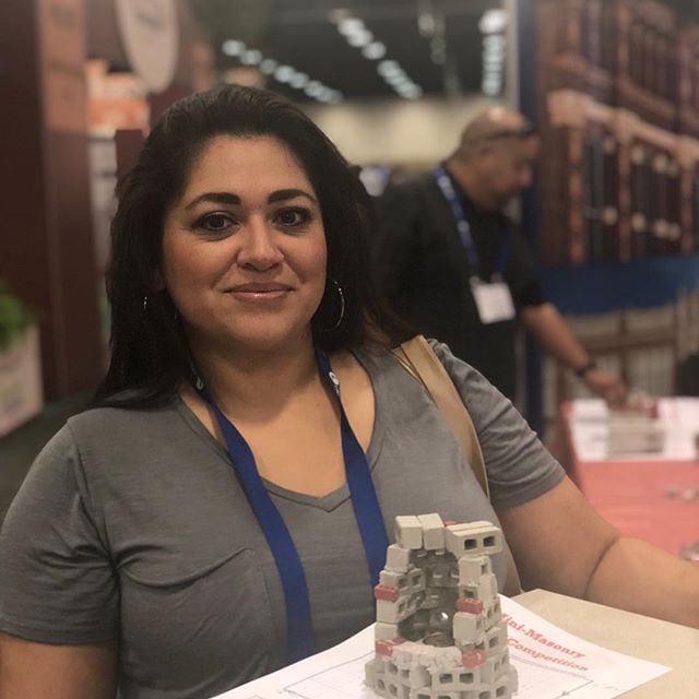 TXMasonry's tweet photo. 2nd Place Winner of our #tmlac2018 @minimaterials design-build competition is Councilmember Samantha Corral at the @HorizonCityTX for her pizza oven.
#minimaterials #sponsorus
#horizoncitytx #horizoncitytexas #publicengagement #queenconcepts #womeninplanning #womeninpolitics https://t.co/7WLfjSHTWd