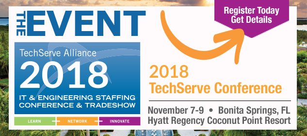TechServe_Assoc's tweet image. There’s still time to register for the 2018 TechServe Alliance Conference &amp;amp; Tradeshow! Register TODAY: bit.ly/2NV3h1T #TSAConf18