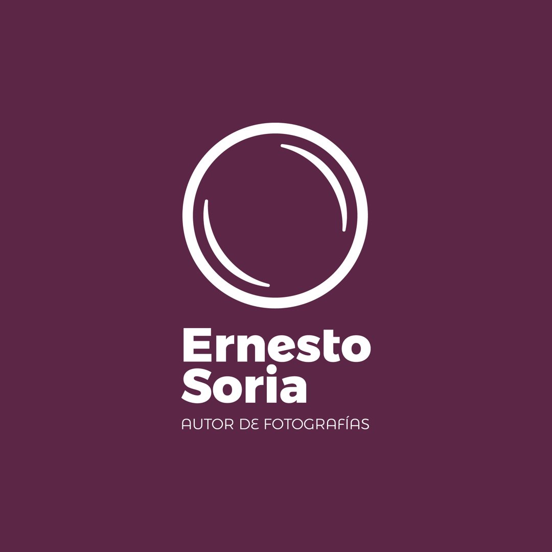 plumscrea's tweet photo. «Hay dos personas en cada fotografía: el fotógrafo y el espectador». Ansel Adams.

#Logo y #branding para Ernesto Soria | Autor de Fotografías. 
📸 Para él, su pasión es fotografiar un instante que segundos después ya es un recuerdo.

👉 Ernesto Soria es #hechoenplums https://t.co/g6iH3CLCrv