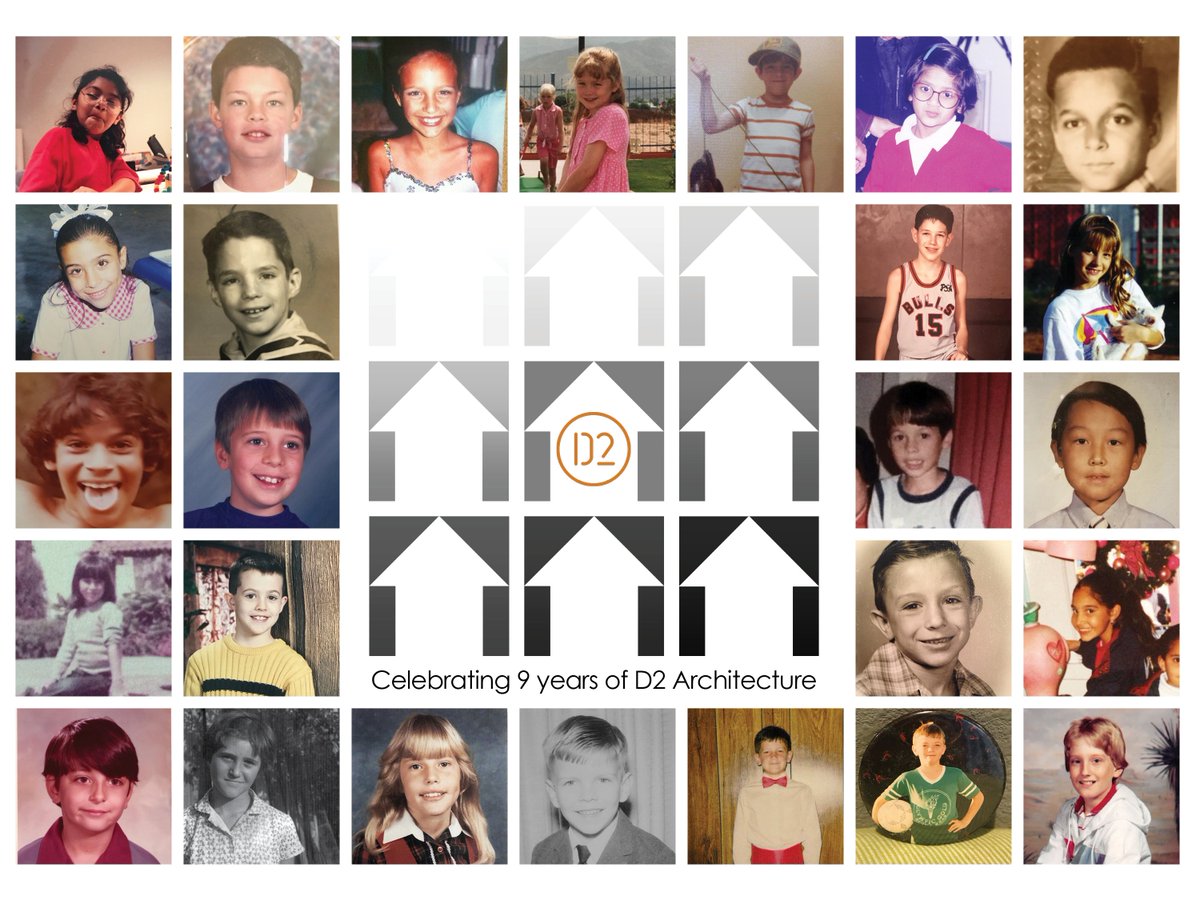 D2 celebrates 9 years this month! To celebrate we decided to remember how we all looked at age 9...