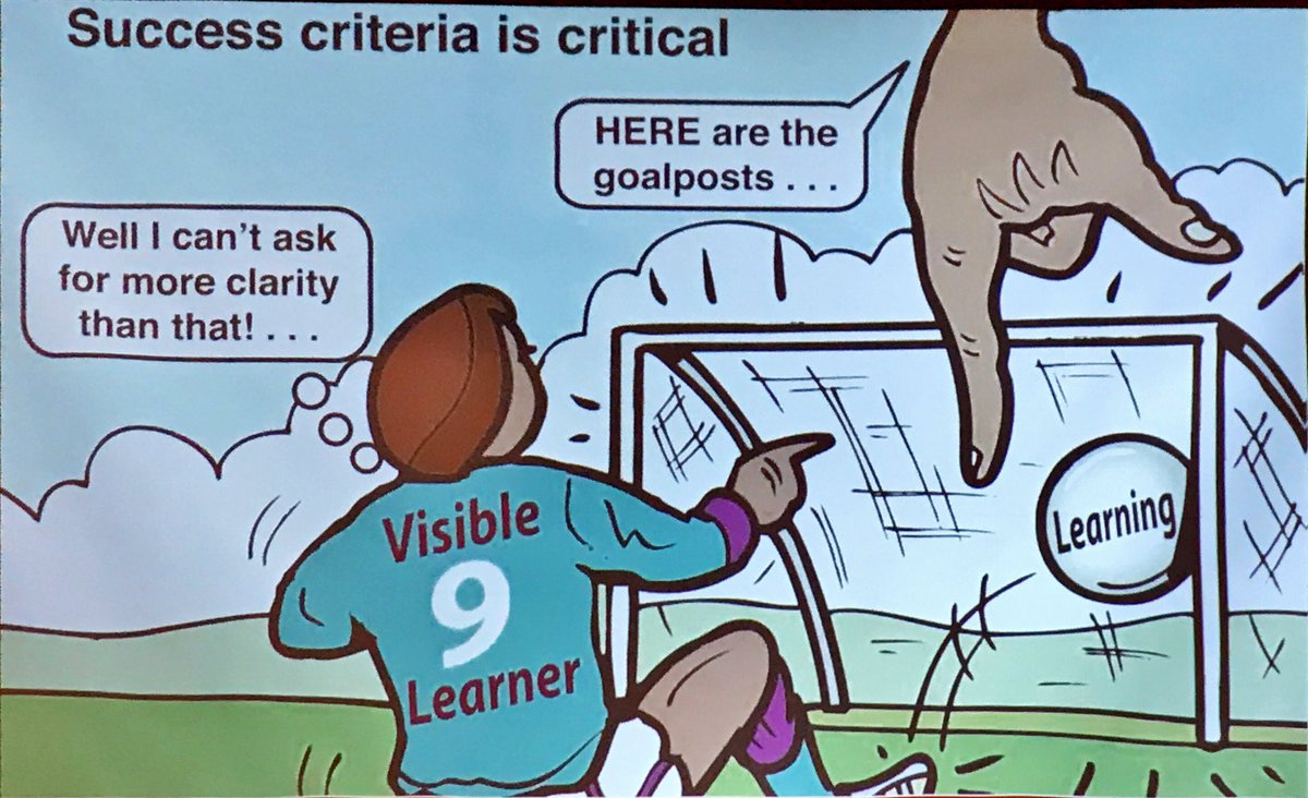 avwitherspoon's tweet photo. How do students know when good is good enough? #VisibleLearner #VisibleLearning #R10 https://t.co/hR0d1GAOqF
