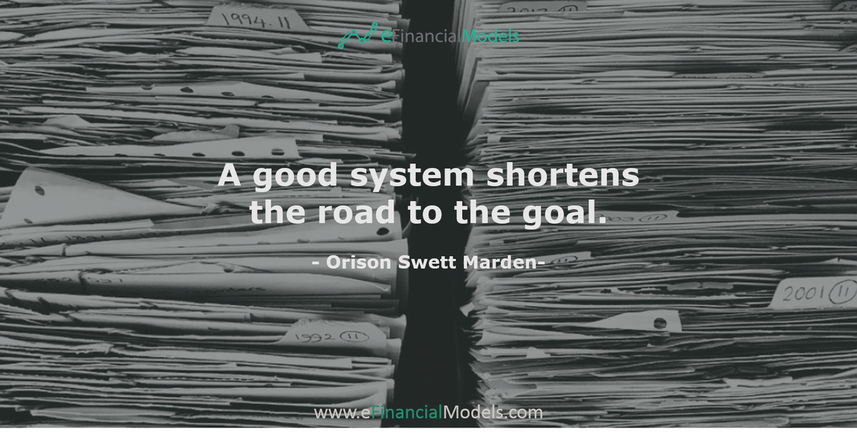 eFinancialModel's tweet photo. A good system shortens the road to the goal. – Orison Swett Marden

#quoteoftheday #motivationalquotes #inspirationalquote #life #planning #priorities #execution #justdoit #preparefirst #goodsystem #shortcut #roadoflife #Goal #like #share #follow #eFinancialModels https://t.co/AvHQsYXKLO