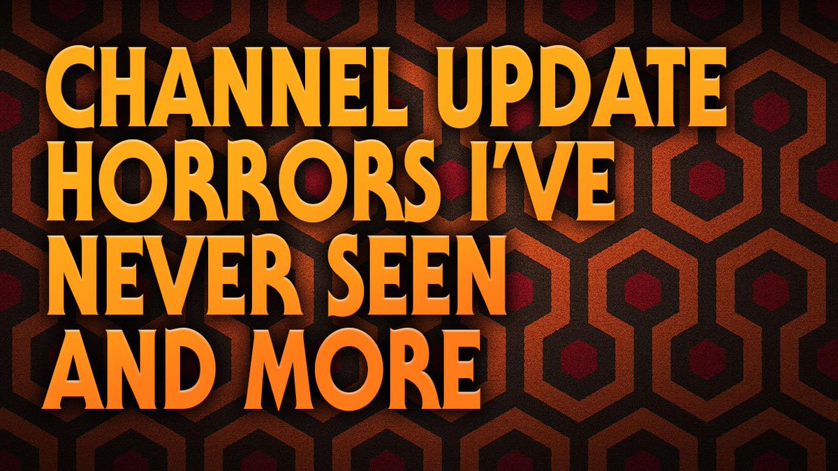 WolfmansGotNard's tweet image. Channel Update | Huge Movies I&apos;ve Never Seen | Moving Home and more!

youtu.be/OJl3pjD20B4

#horrormovies #channelupdate #horror #movinghome #neverseen