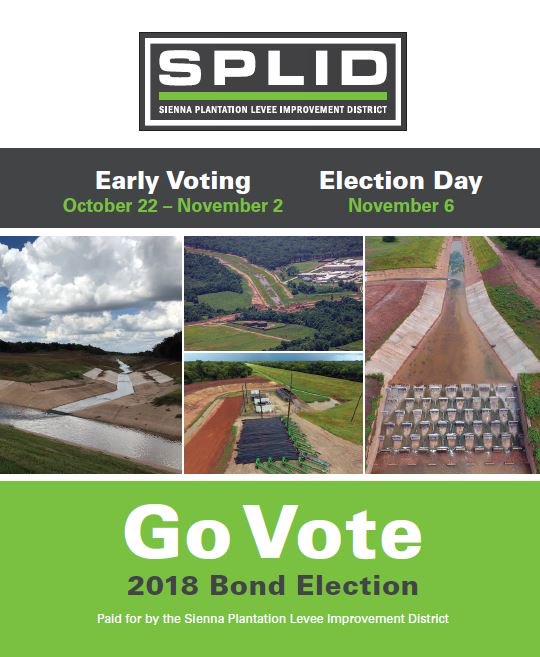 TONIGHT: Join our community meeting at 7:00 p.m. at Ridge Point High School. We will be discussing the 2018 bond election. Doors open at 6:30 p.m.