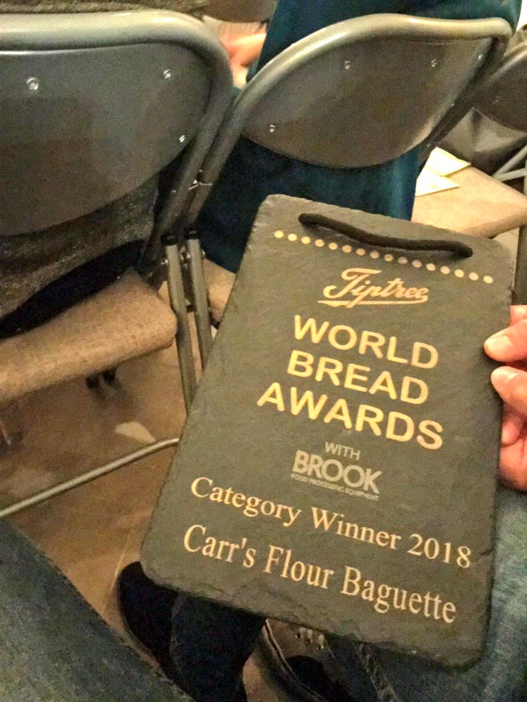 BreadBakerDani's tweet photo. Well done @real_patisserie for their winning baguette @carrs_flour #worldbreadawards @breadawardsUK https://t.co/41MwdqEEyK
