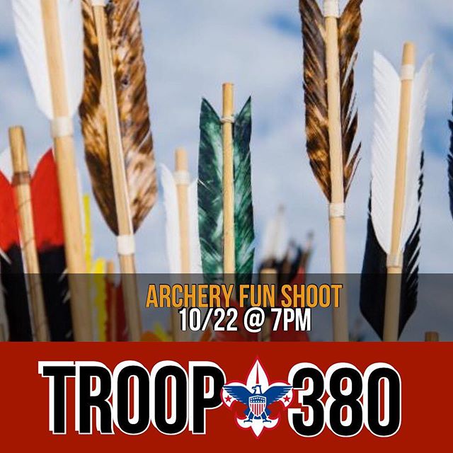 planotroop380's tweet photo. Attention Webelos-

planotroop380 will have a fun shoot at texas_archery in Plano on 10/22  7pm.

Sign up to attend on the link below. Come &amp; enjoy a night on the range with T380 Scouts! #troop380 #beascout 
https://t.co/aVVN9peEJH https://t.co/H5Fap9oV3A