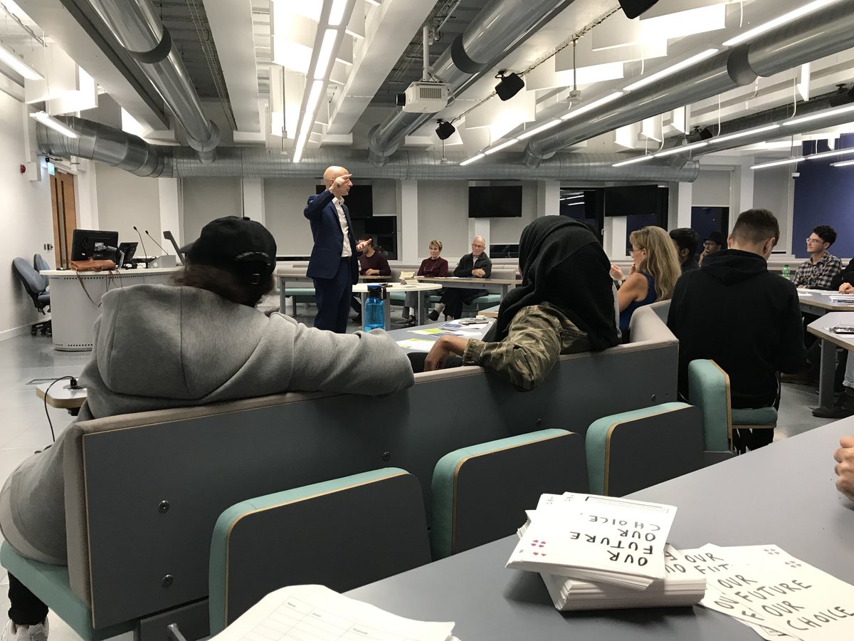 Great to have <a href="/Andrew_Adonis/">Andrew Adonis</a> come down and speak about why he believes there should be a people’s vote with <a href="/OFOCBrexit/">Our Future, Our Choice</a> and @UoSLabourSoc