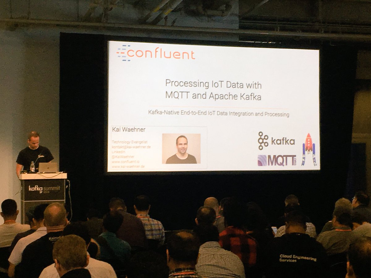 mohinishbasha's tweet image. #KafkaSummit #kafkasummit2018 #ConfluentCloud @KaiWaehner Kafka IoT Mqtt talk