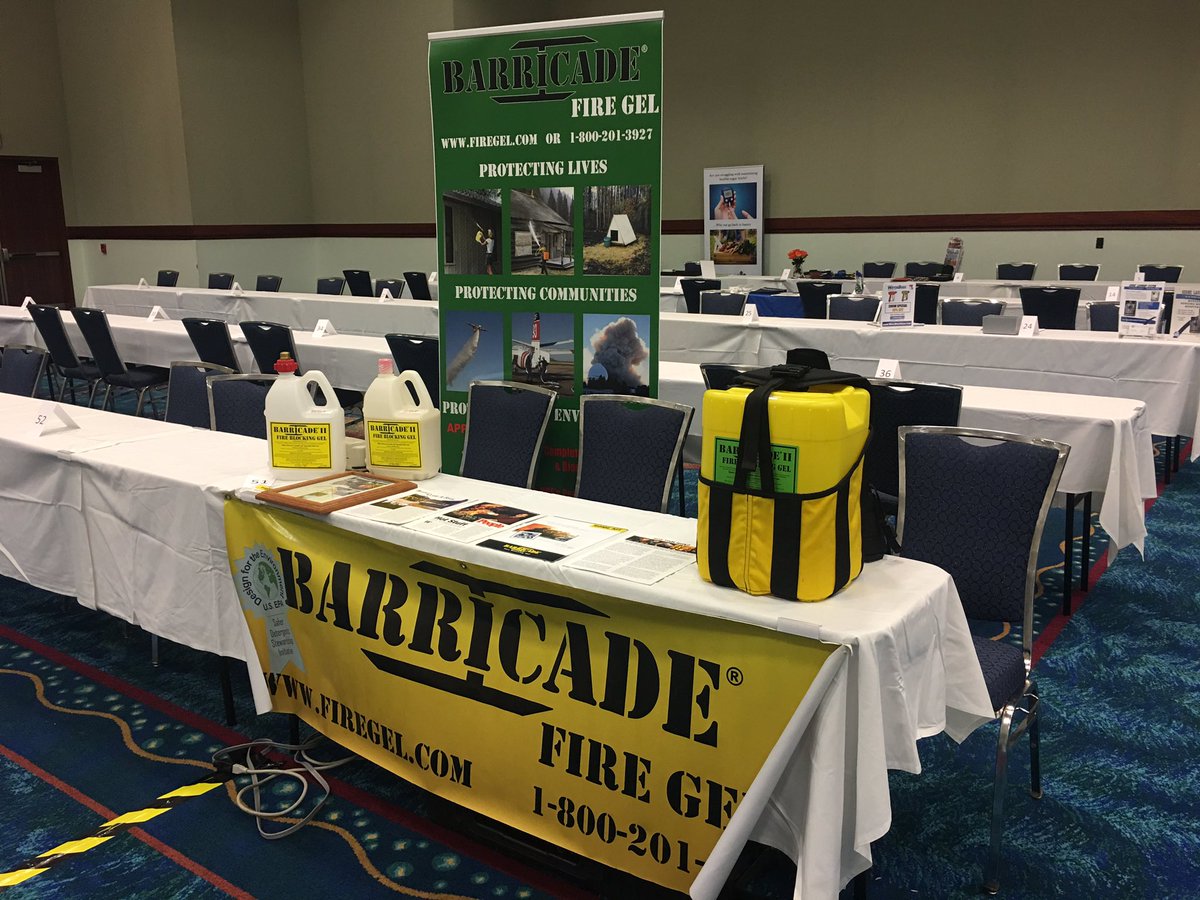 GelBarricade's tweet photo. We’re all set up and ready for the first day of FITCE tomorrow, if your in the Fort Lauderdale area, come by and say Hey! #FITCE2018 #barricadefiregel #firegel #fire #wildfire #wildfires https://t.co/TlqJXge3is