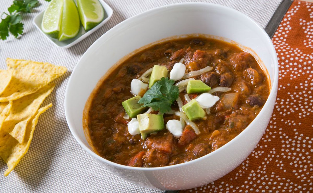 JimsAppliance's tweet photo. With jalapeno peppers and smoked paprika added to this delicious black bean soup, staying warm and cozy, even on the coldest October day, won't be a problem for you! https://t.co/b6EL9J0Lom https://t.co/kIU6dio3T6