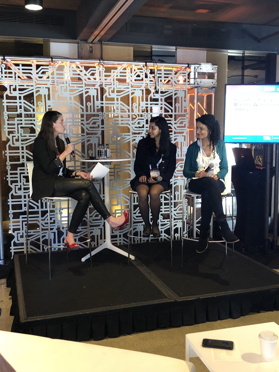 <a href="/carolynrodz/">Carolyn Rodz</a> of <a href="/HelloAlice/">Hello Alice</a> moderates a discussion with the women who are leading Boston’s AI scene, Sampriti Bhattacharyya of <a href="/hydroswarm/">Hydroswarm</a> and Dr. Taiya Mishra of <a href="/Affectiva/">Affectiva</a> at #InnovateCelebrate