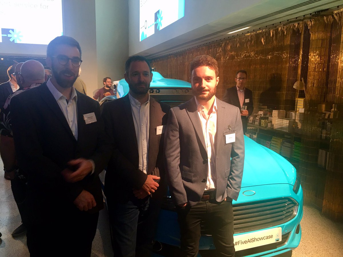 DCA_Design's tweet photo. Here we are with the @_FiveAI cars at The Design Museum. Feels like we are meeting up with old friends! #FiveAIShowcase https://t.co/ITnWeizil8