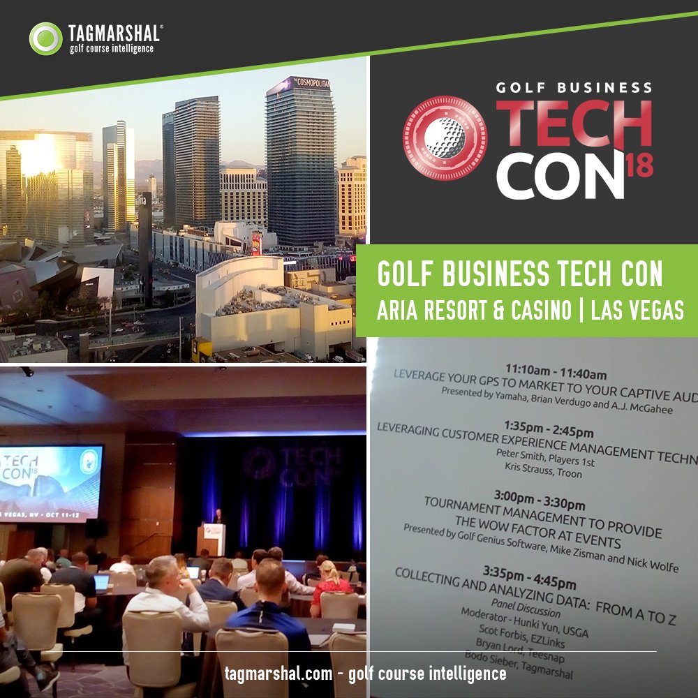 tagmarshal's tweet image. With over 100 course owners and management companies, representing 600 golf facilities, at #TechCon18, CEO of Tagmarshal, @bodosieber, together with other industry data experts, got to have an interactive discussion on the A to Z&apos;s of collecting and analyzing data. #golfbusiness