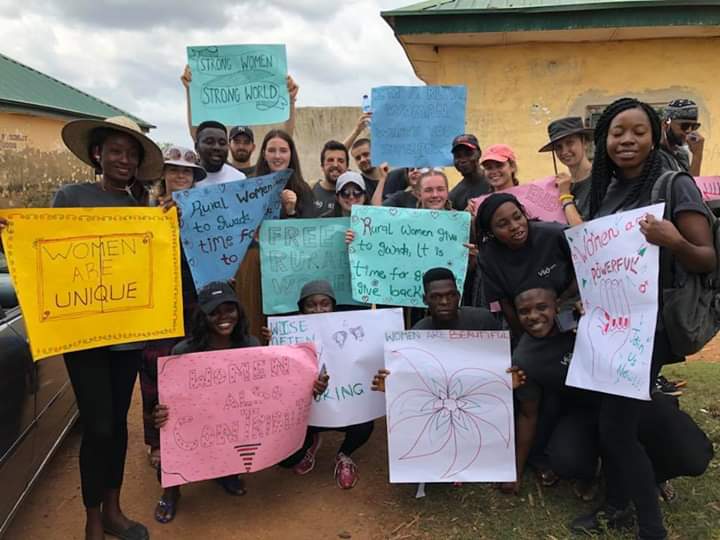ImpactGwada's tweet photo. We Celebrated the Rural Women Day in gwada community on 15/10/2018. The women were all filled with joy as some of them went home with prizes. The rural woman is hard working and beautiful. https://t.co/QQHu24dVC2
