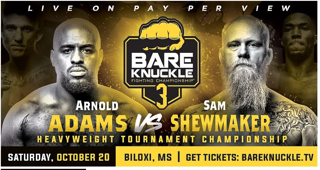 This Saturday! Bare Knuckle Fighting Championship 3: The Takeover! These athletes take off the gloves and toe the line. Get your tickets here bit.ly/2N2TbKF