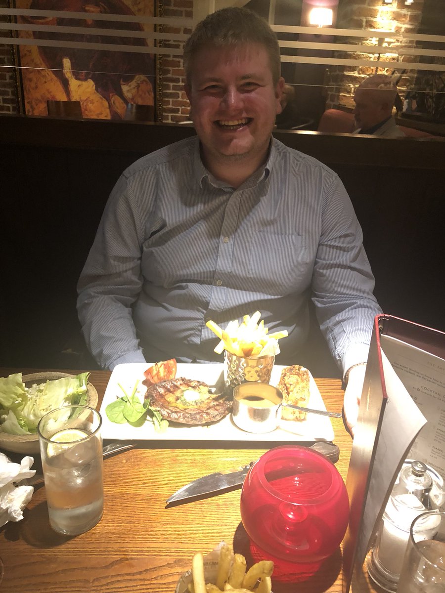 Treating <a href="/scott_bradley96/">Scott Bradley</a> to a yummy steak dinner for winning corporate champions #winner #steaknight #U3Elite #champion #weworkhardandwerewardhardwork <a href="/AndyBland84/">Andy Bland</a> <a href="/SteveLowe22/">Steve Lowe</a> <a href="/U3Development/">Si Crumbleholme</a> <a href="/U3Corporate/">Enterprise NorthWest</a> <a href="/BenGreggErac/">Ben Fenton Gregg</a>