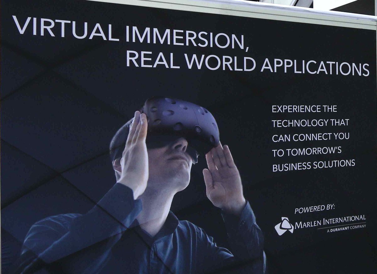 MarlenIntl's tweet photo. Looking for some entertainment on day three of #PACKEXPOInternational?  Stop by the @duravant booth #S-2147 to experience our virtual reality demo of a Marlen food processing oven! #Marlen #Duravant #Thermal #VR #BatchOven https://t.co/WtpUWtWhjL