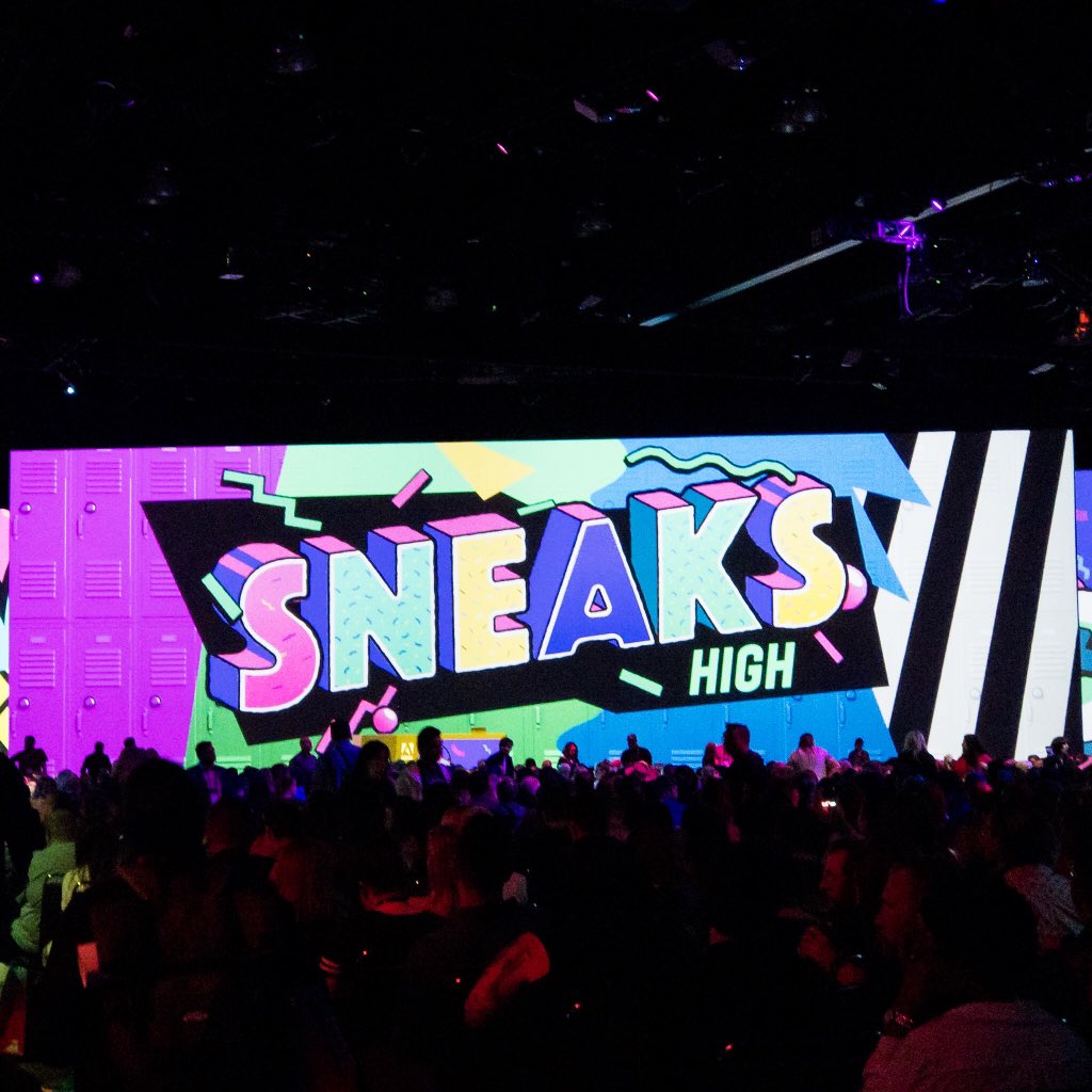 wschaaf's tweet image. My favorite part of #adobemax... SNEAKS!! #adobemax2018