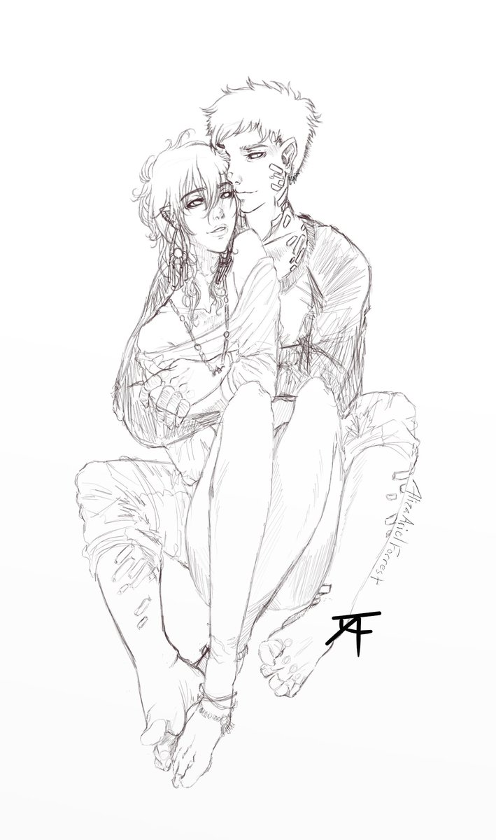 Azriel29665397's tweet photo. My GOODNESS has it been one heck of a month! I haven't been able to be online much for various reasons but ART happened regardless.^^ I'll start with some digital sketches: https://t.co/A39WMtRGDL