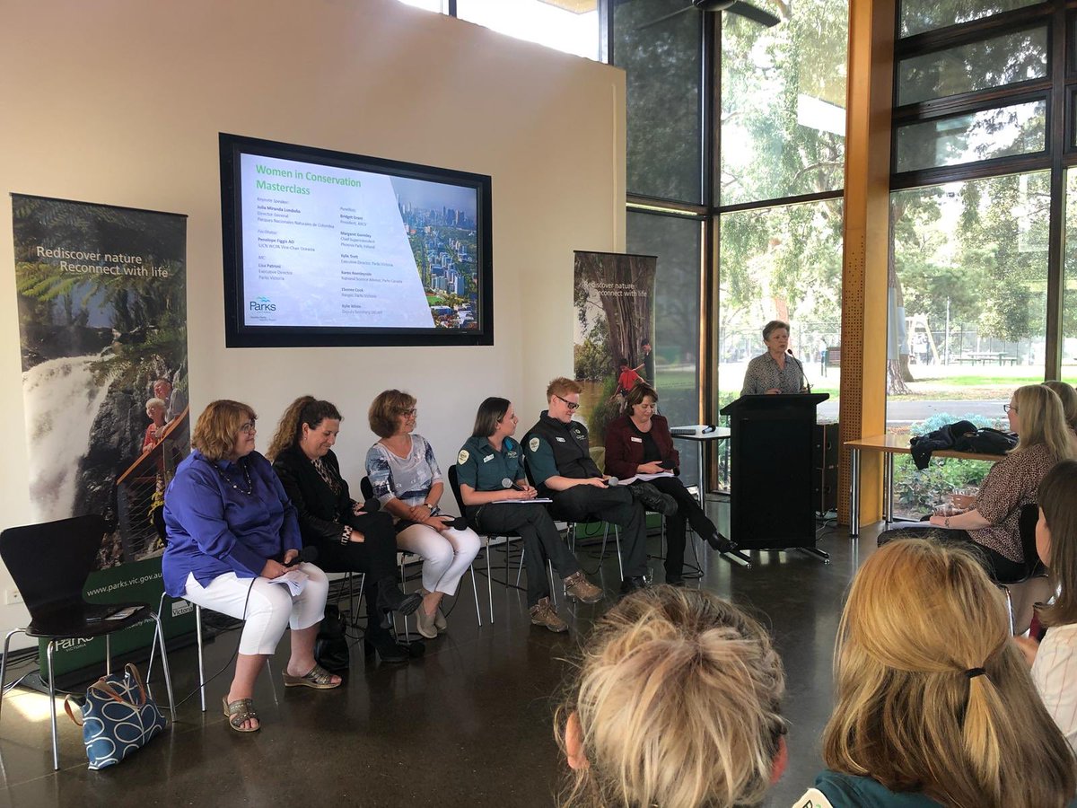 KineGraffiti's tweet photo. Love a panel discussion! @ParksVictoria #womeninconservation https://t.co/AkypUh4FDp