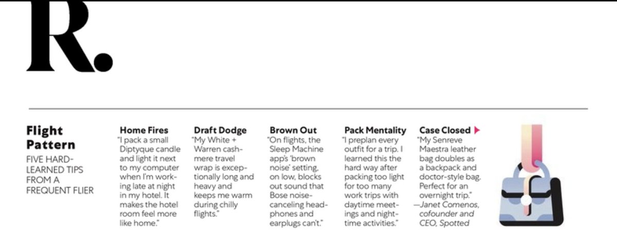 Janet Comenos (@janetcomenos) on Twitter photo .<a href="/FastCompany/">Fast Company</a> wrote an article about my travel tips in their "Recommendations" section. Sounds like I am a <a href="/diptyqueparis/">diptyque Paris</a> and <a href="/WhiteandWarren/">White + Warren</a> business influencer.... .<a href="/FastCompany/">Fast Company</a> wrote an article about my travel tips in their "Recommendations" section. Sounds like I am a <a href="/diptyqueparis/">diptyque Paris</a> and <a href="/WhiteandWarren/">White + Warren</a> business influencer....