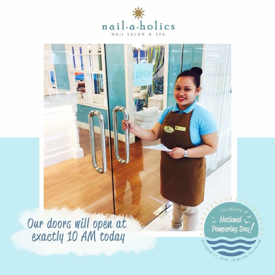 Reminder everyone! Our doors will open at exactly 10am today! Hold on to your tickets! 😍 For those who do not have, you are still welcome! Just visit us as early as you can, first come, first served! 😍❤️#NationalPamperingDay