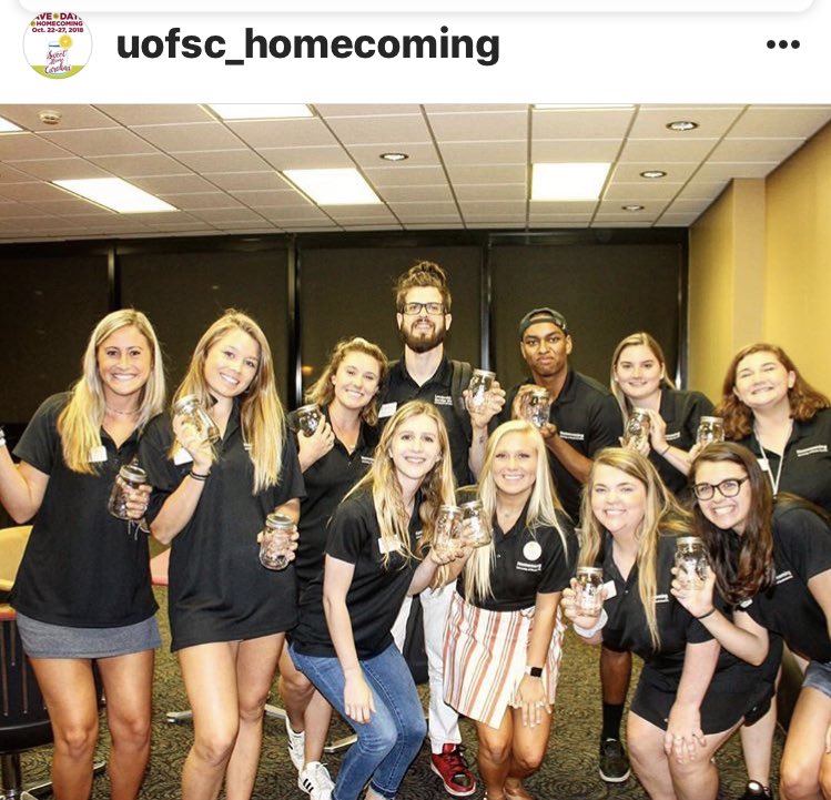 flyertap's tweet photo. ••Have you checked out the Homecoming Week event schedule?••
.
.
.
Check out the FlyerTap platform to stay up to date on the events happening on campus @ UofSC!
📸: @uofsc_homecoming
#tapintoyourcampus #uofsc #homecomingweek #gogamecocks #startup #flyertap #sweethomecarolina https://t.co/hUS2gmaTLM