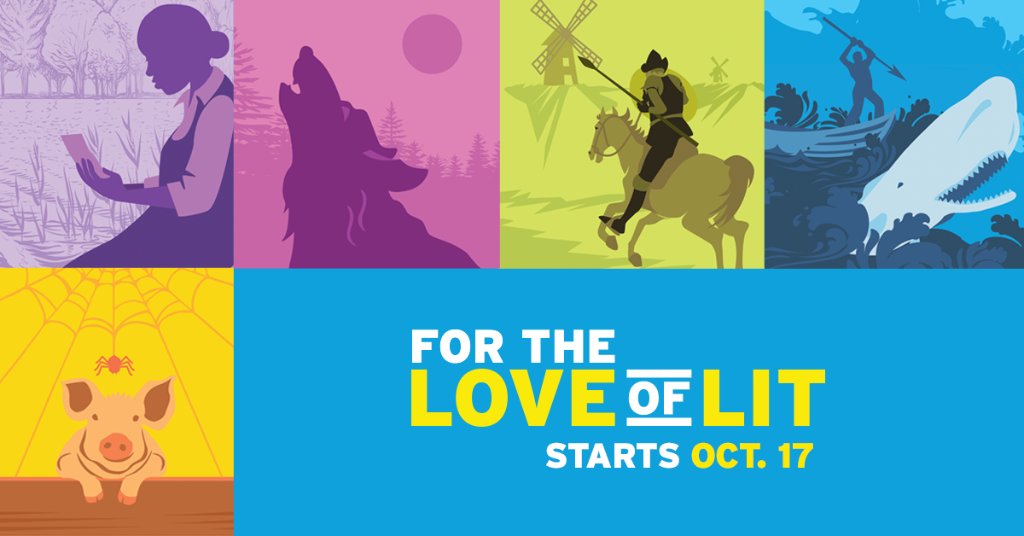 pbsteachers's tweet photo. #ICYMI We're hosting a free, virtual professional development series: "For the Love of Lit." Engage in conversations with educators from around the country to inspire students of all ages to love reading and writing. Register now.  https://t.co/TyoqGnod0C https://t.co/DkuUben98u