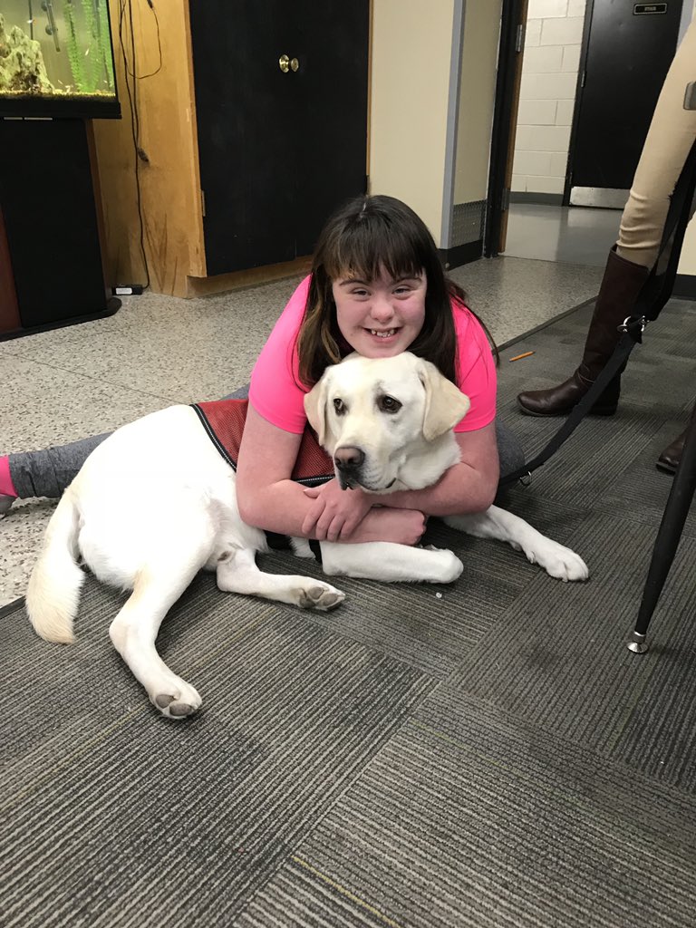 carrieschle's tweet photo. Thank you @OUTulsa and Professor Paws Project for speaking to future OT and PT students today at CPHS about service dogs and the fields of occupational and physical therapy! #edsandite #sanditehero https://t.co/xKthVE3ifm