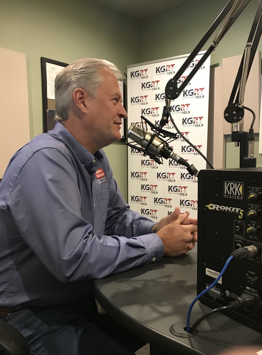 WayneAJohnson's tweet photo. Enjoyed my chat on #KGRT in #LasCrucesNM this morning. Always great to have the opportunity to talk about what I’m doing to fight corruption in NM and fight the waste, fraud and abuse of your money.  #WJAuditor2018 #OnTheJob #transparency #NMPol https://t.co/TZQ3yYjb8W