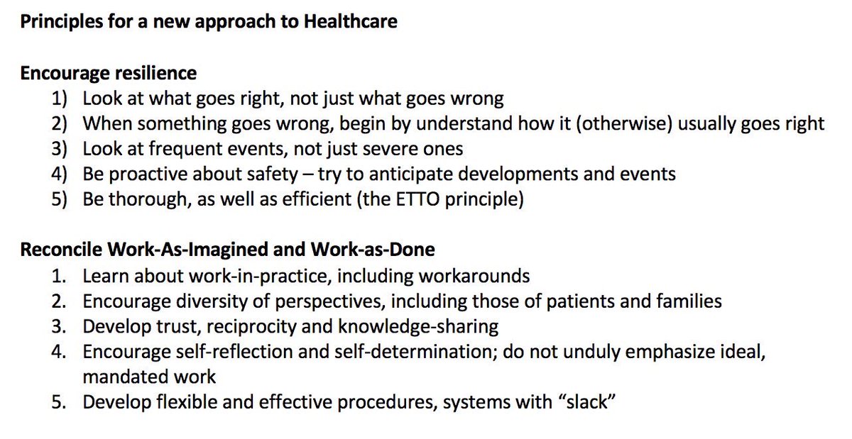 rachelsheps's tweet photo. Safety-I vs Safety-II and WAI vs WAD. Jeffrey Braithwaite on new approaches to healthcare #QIPSF2018 #qualityimprovement #HQO https://t.co/3UybflHwZi