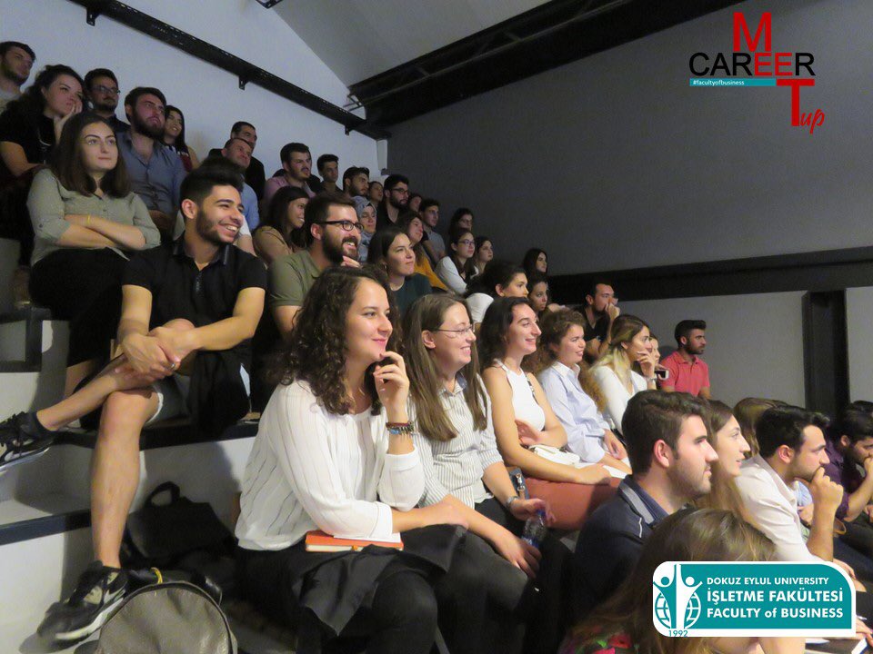 IFmezun's tweet photo. Career Meetup umarız 4. sınıftaki genç arkadaşlarımız için umut vericiydi. 30’un üzerinde mezunumuzun gönüllü katılımı ile güzel bir etkinlik düzenledik. #careermeetup #TUSEC #UNITY @DEU_BUS_FACULTY https://t.co/yrZgYKVBIp