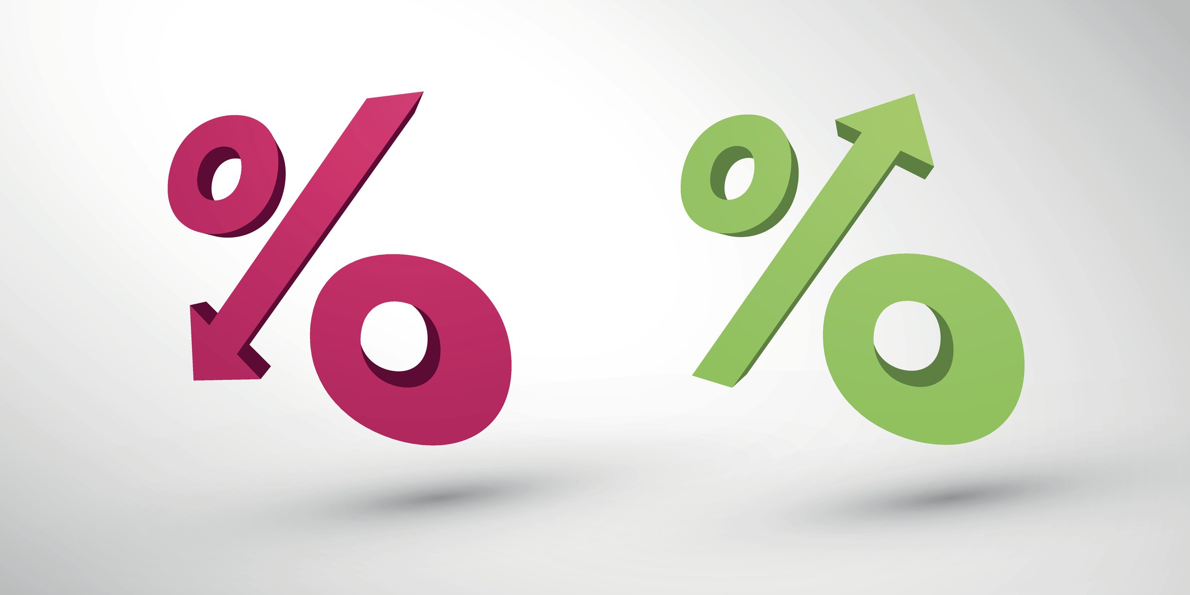 Percentage 3d icon