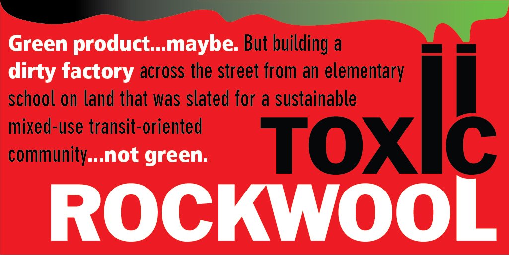 CCARRanson's tweet photo. #ToxicRockwool likes to say their product is #Green. But it's not. Check out how dirty the manufacturing process is --> https://t.co/JRsv80SYjz

#HelloRockwool #P4Gsummit #P4G #Denmark #ClimateActionNow https://t.co/rxiP0OXwRJ