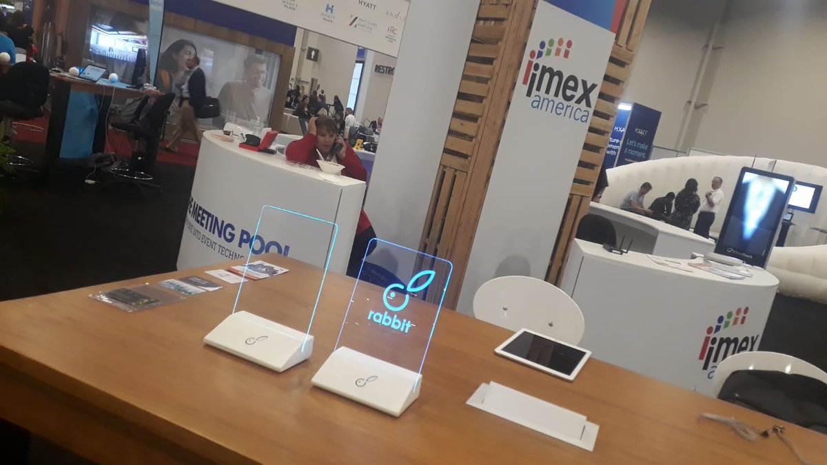 Rabbit_Events's tweet image. Proud to be at #IMEXAmerica Thank you Tara @ @MeetingPool for making this possible.