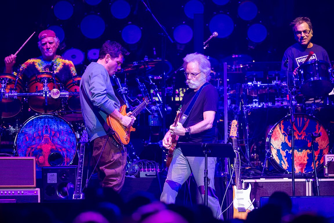 The music never stopped! Happy Birthday to John Mayer & Bob Weir! Photo: Rebecca Taylor/MSG Photos 