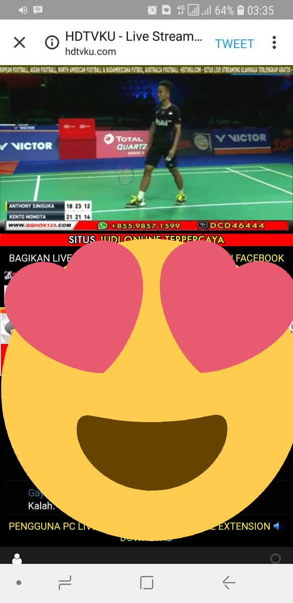 Senam jantung pagi" wkwkwk
#MomoGi #DenmarkOpenSuper750